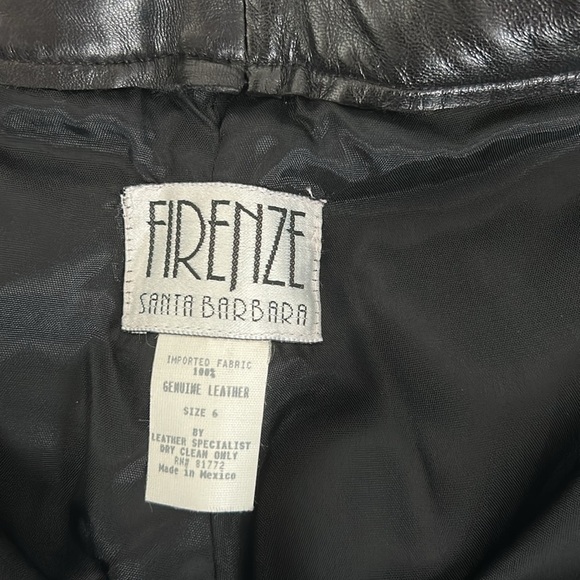 Vintage Leather Firenze Santa Barbara Pants - Picture 8 of 11